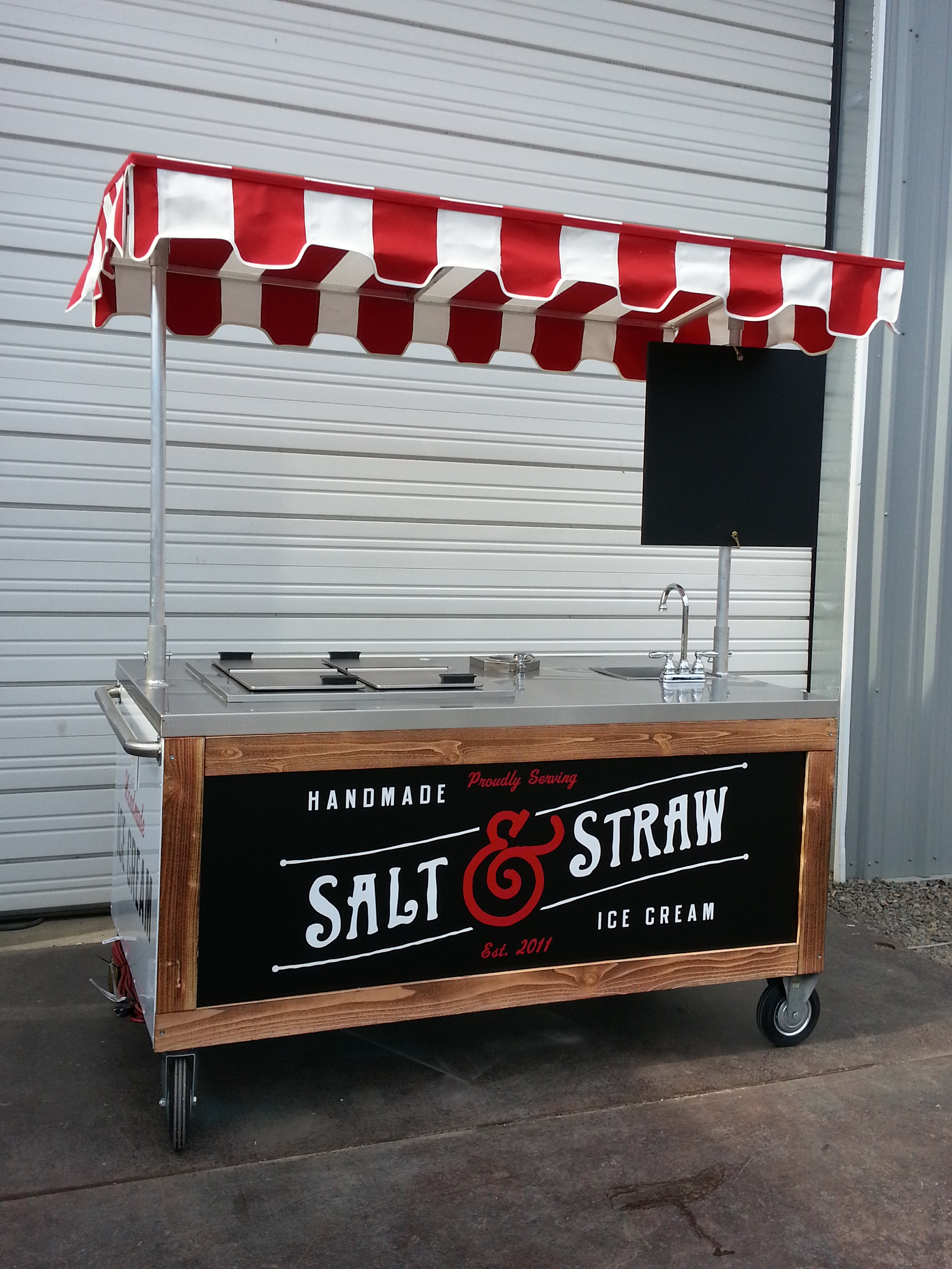 Custom Ice Cream Cart