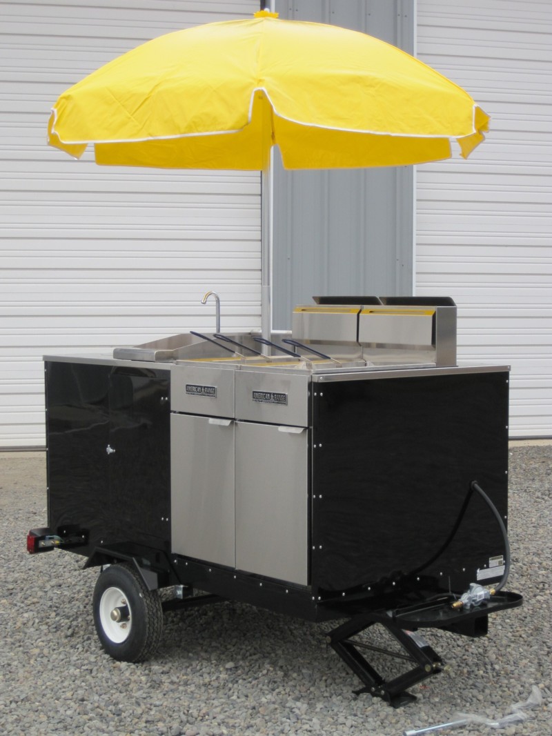 Custom Deep Fryer Cart