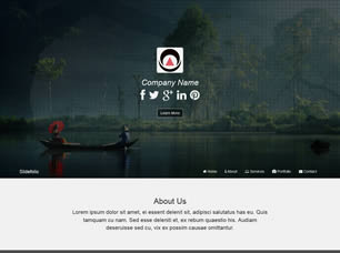 Slidefolio Free Website Template