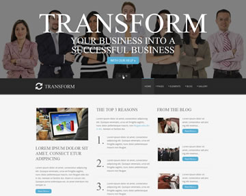 Transform Website Template